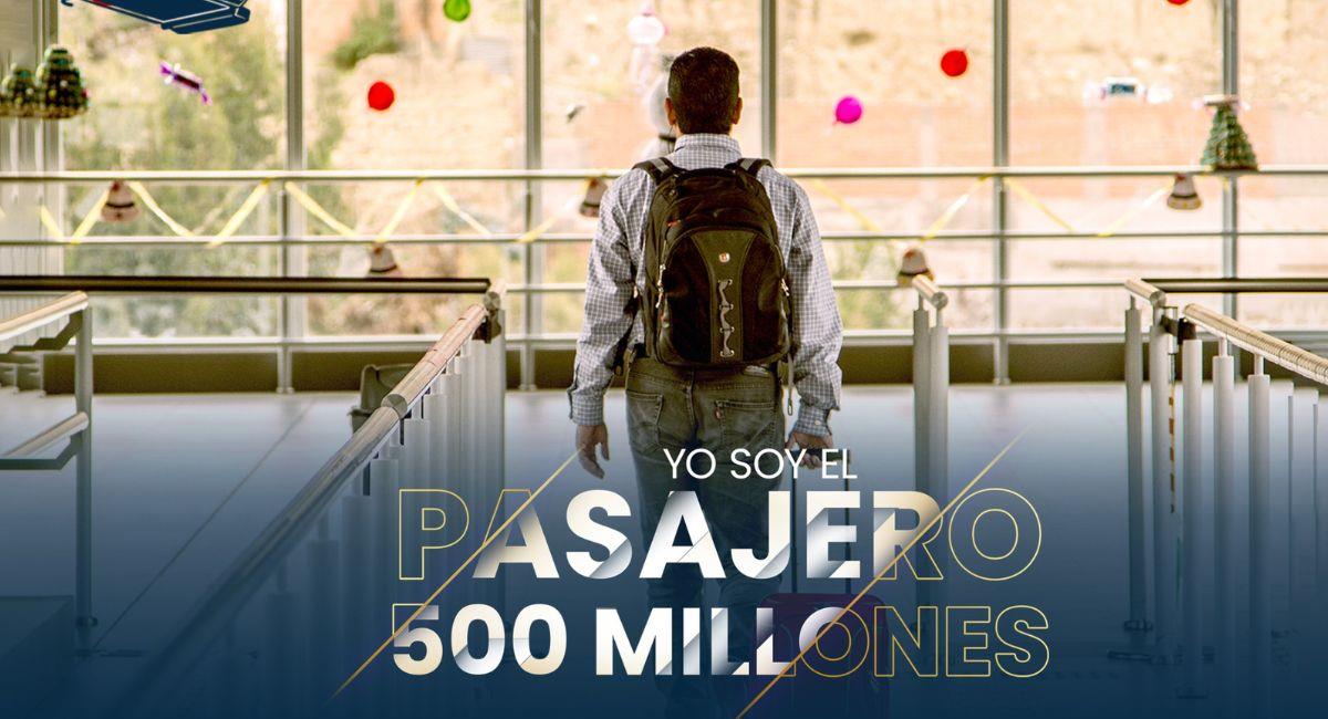 La promoción denominada “Yo Soy el Pasajero 500 Millones” fue lanzada el miércoles. Foto: Facebook Mi Teleférico