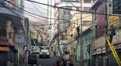 Por reemplazo de cables y postes, realizan cortes de energía en la zona San Pedro