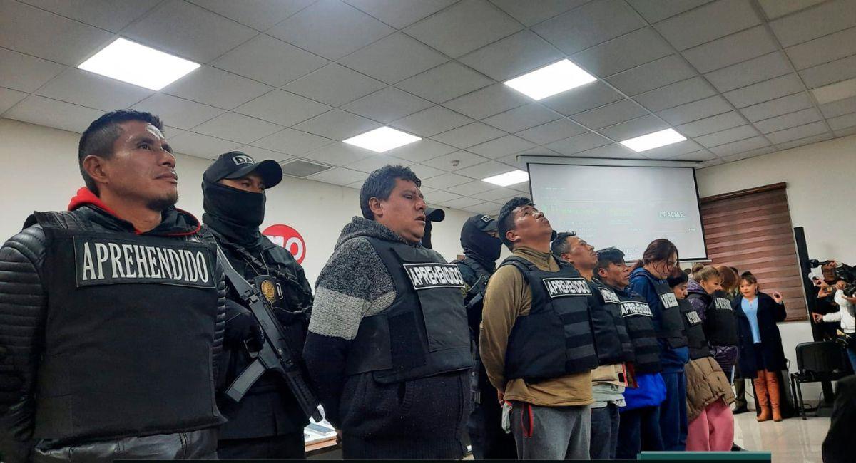 Se logró desarticular esta banda criminal conformada por al menos 70 personas en todo el país. Foto: Facebook Policía Boliviana