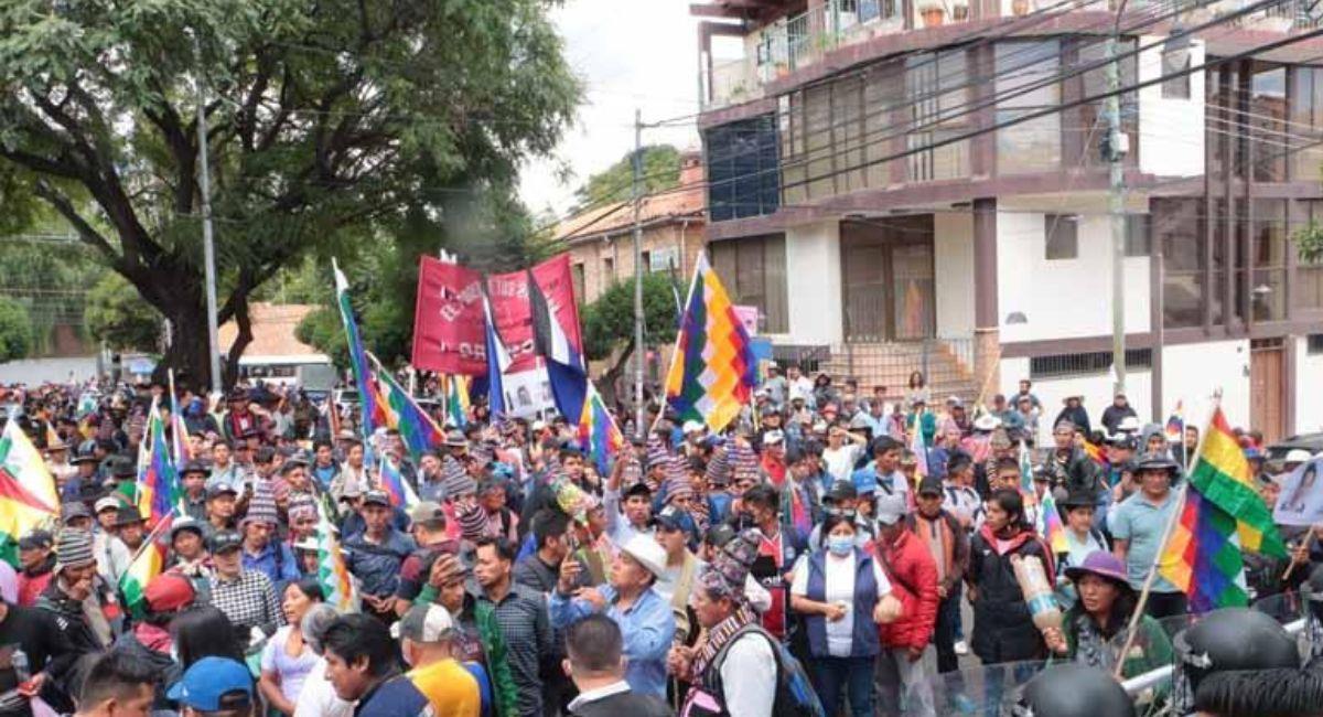 El Pacto de Unidad evista exige la promulgación de la Ley de convocatoria a elecciones judiciales. Foto: Facebook Soberanía FM 91.1 - Yacuiba