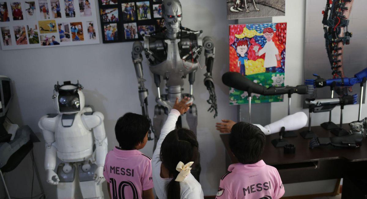 El museo de 'Robotics Creators Bolivia' está ubicado en Achocalla, a 15 kilómetros de La Paz. Foto: EFE