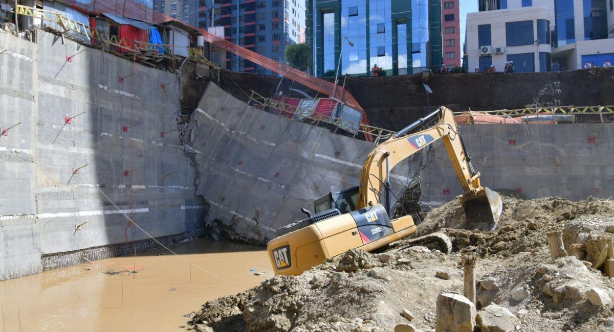 La Alcaldía considera que la empresa constructora es la responsable de los daños causados en el sector. Foto: Facebook GAMLP