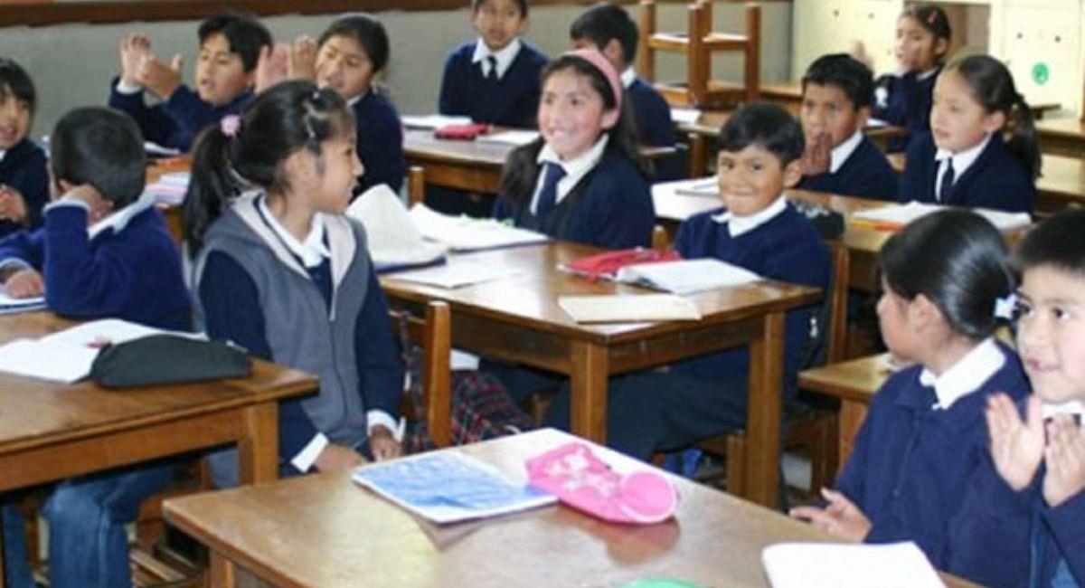 Pary detalló que el año escolar 2024 será inaugurado por el presidente Luis Arce. Foto: ABI