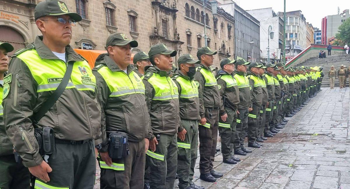 De acuerdo con el reporte nueve de los arrestados cuentan con antecedentes penales. Foto: Facebook Policía Boliviana