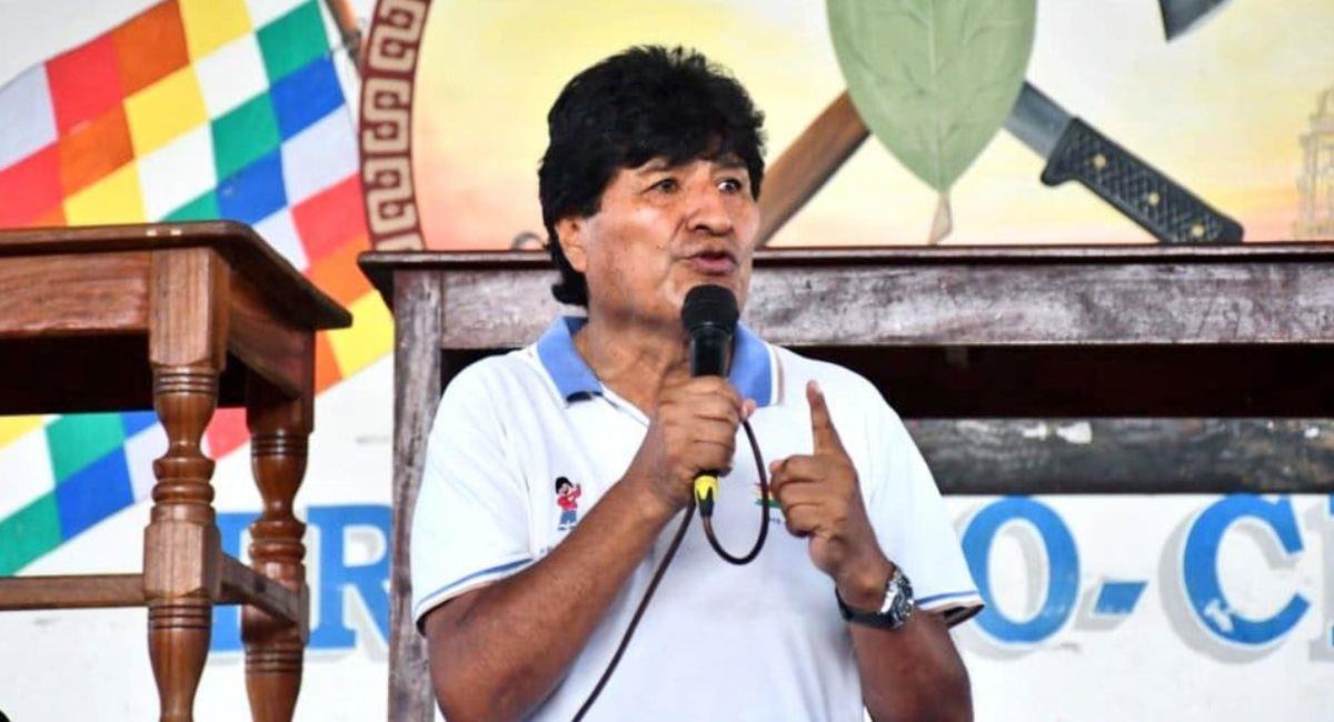Evo Morales considera que el Gobierno se contradice. Foto: Facebook Evo Morales Ayma
