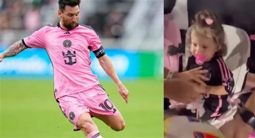 Pequeña se viralizó en redes tras recibir pelotazo de Lionel Messi 