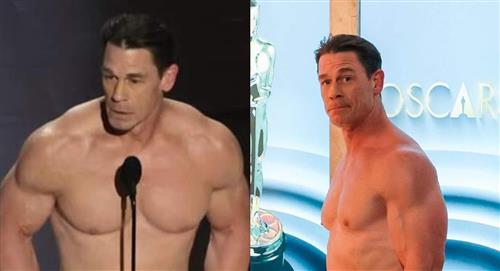 John Cena sin ropa en los Premios Oscar 2024. ¿Por qué lo hizo?