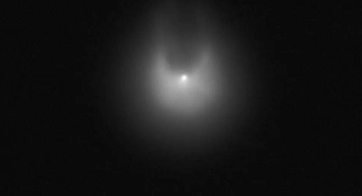 Los expertos estiman que desde los últimos días de marzo, se verán el brillo del cometa. Foto: Twitter Vía @MarGomezH