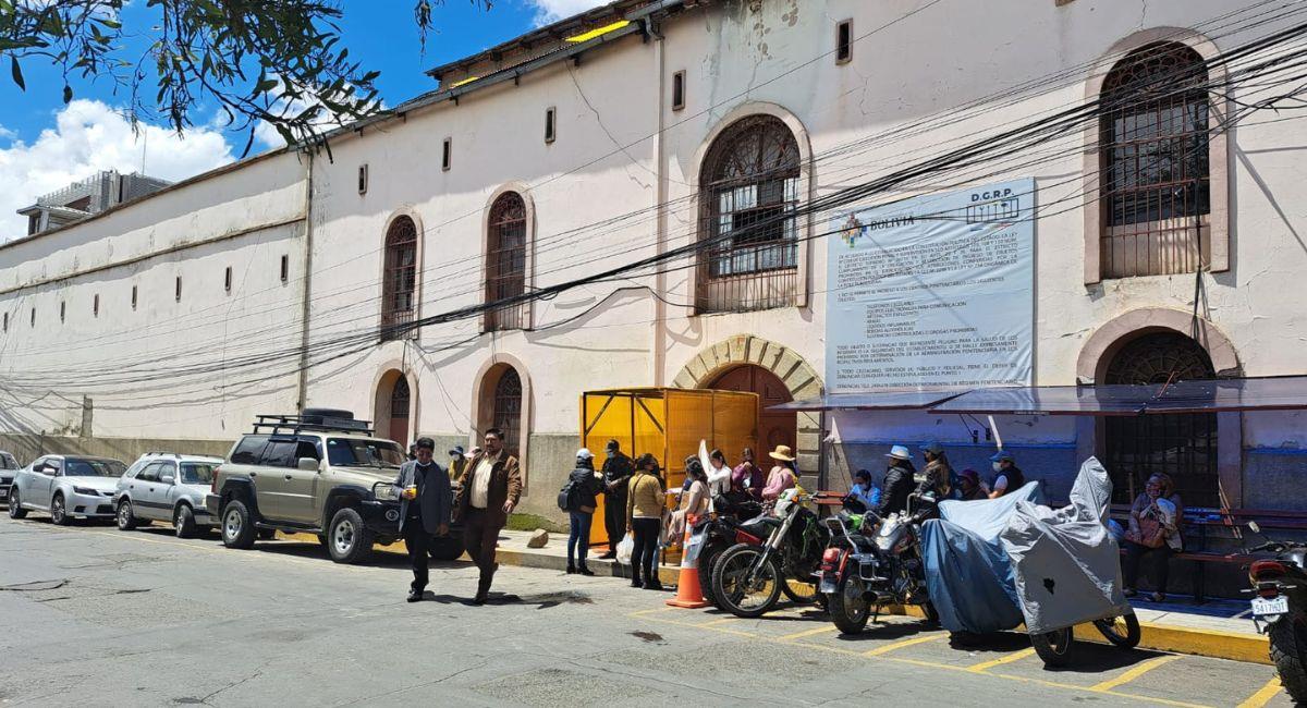 Solo en La Paz se tenía un total de 212 reos como censistas. Foto: ABI