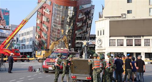 Suman 9 los fallecidos por el seísmo de magnitud 7,2 en Taiwán este miércoles 