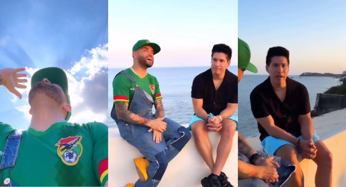 El dueto venezolano sorprendió a sus fanáticos bolivianos con el regreso. Foto: Instagram vía @Nacho.