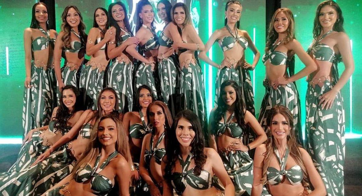 18 hermosas mujeres competirán por la corona de Miss Santa Cruz. Foto: Facebook Pa' Que Sepas