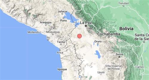 Reportan un sismo en La Paz de magnitud 5.1
