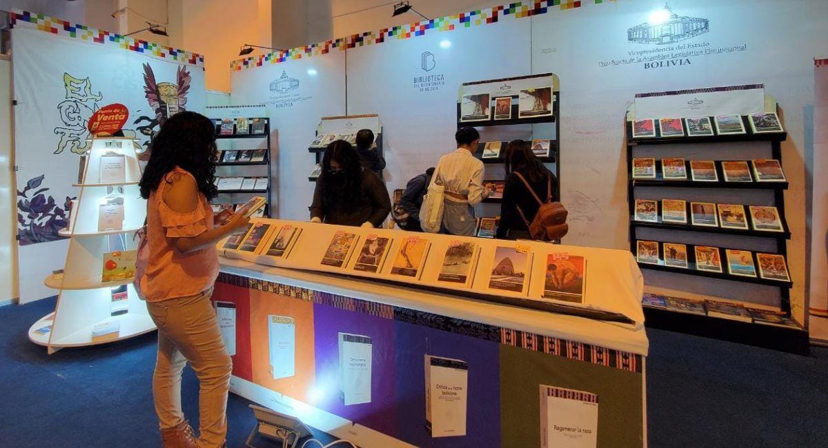 La Feria del Libro de La Paz tendrá de "invitado de honor" a Brasil. Foto: Twitter @VPEP_Bol