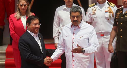 Presidente Luis Arce llegó a Venezuela 