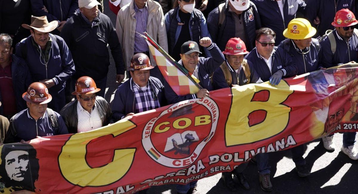 La gestión 2023 se llevó a cabo una denominada “Gran Marcha” en la ciudad de La Paz. Foto: ABI