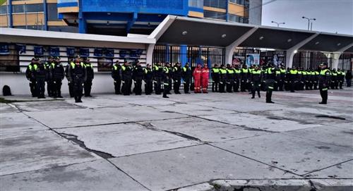 4.500 policías se despliegan para resguardar el congreso del MAS