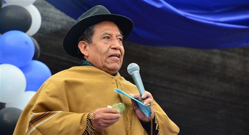 Autoridades felicitan a Choquehuanca por su cumpleaños
